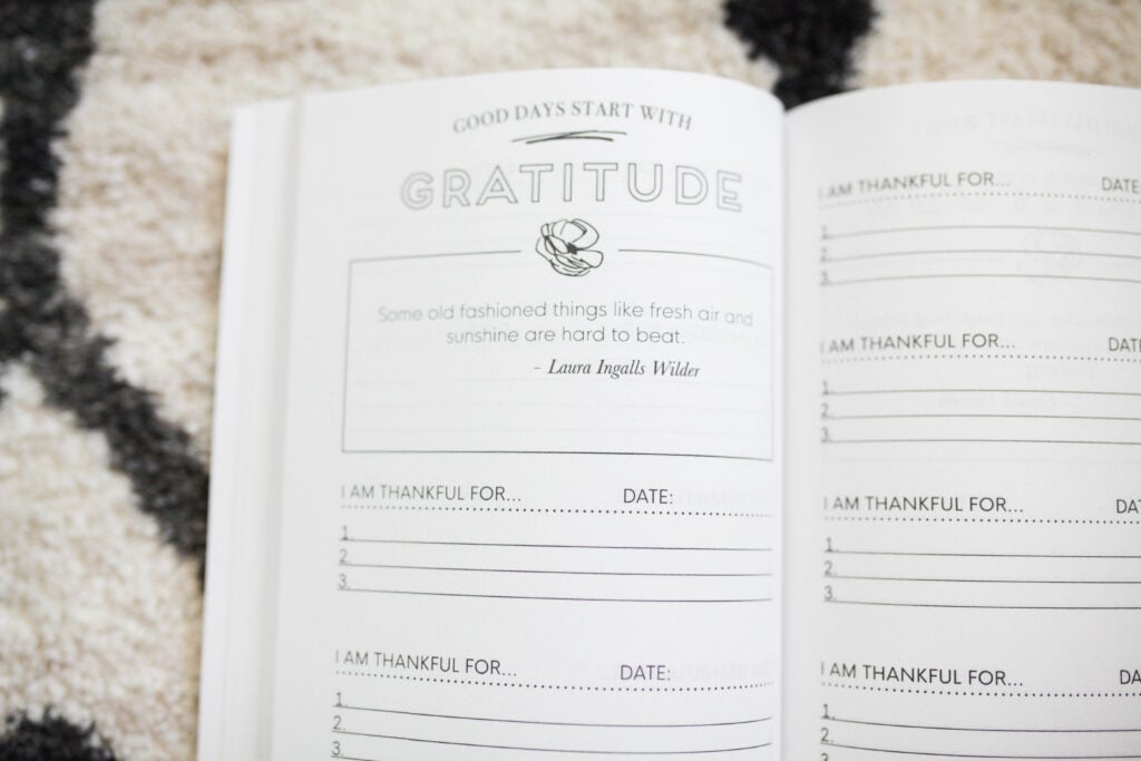 Gratitude journal