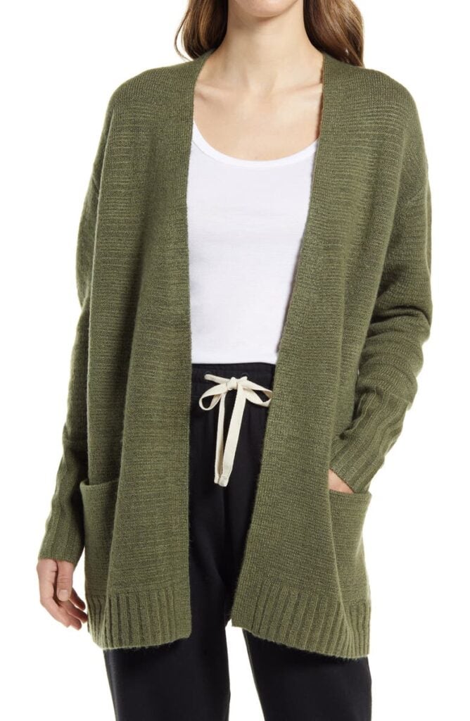 Caslon Open Front Cardigan