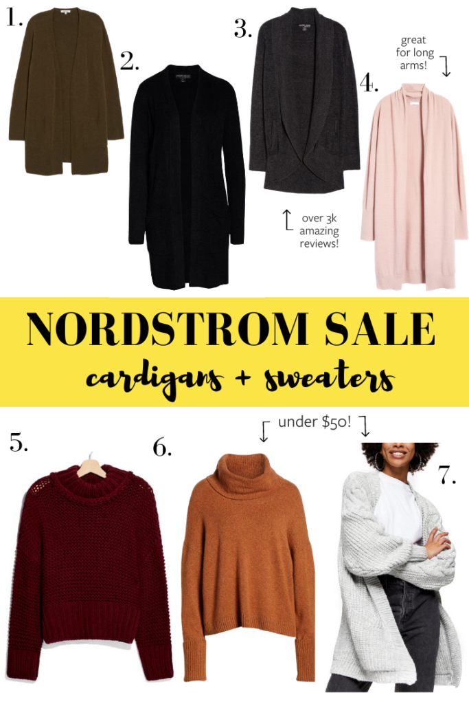 7 cardigans and sweaters from the Nordstrom Sale