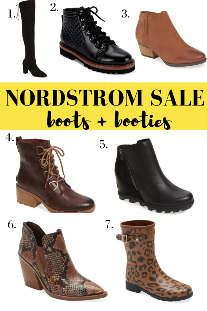 Nordstrom anniversary sale - boots + booties