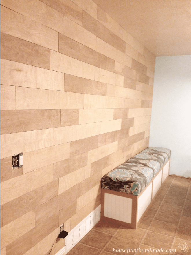 plank wall