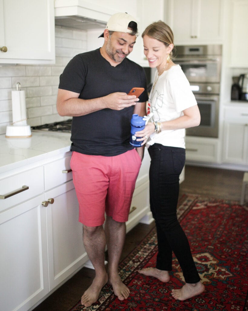 Couple in a kitchen