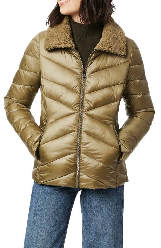 Quilted puffer coat