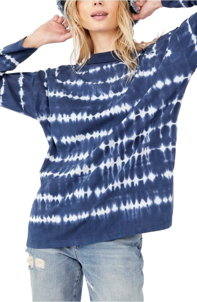 Free People tie dye shirt