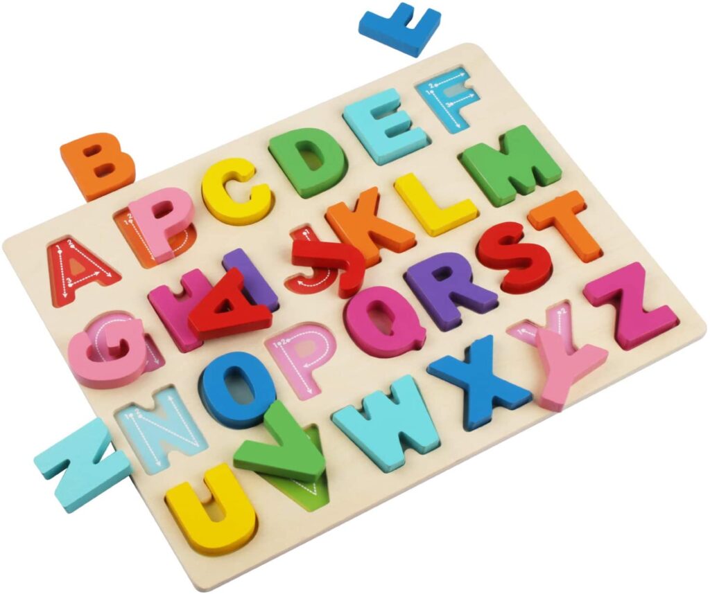 Wooden Alphabet Puzzles