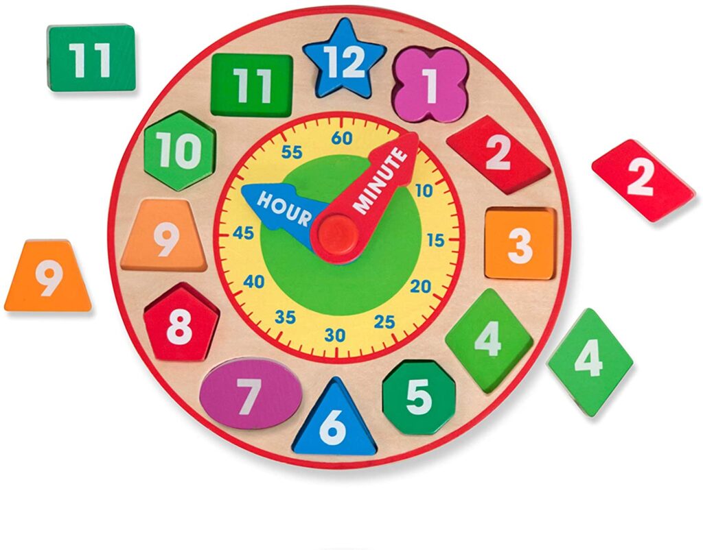 Melissa & Doug Shape Sorting Clock