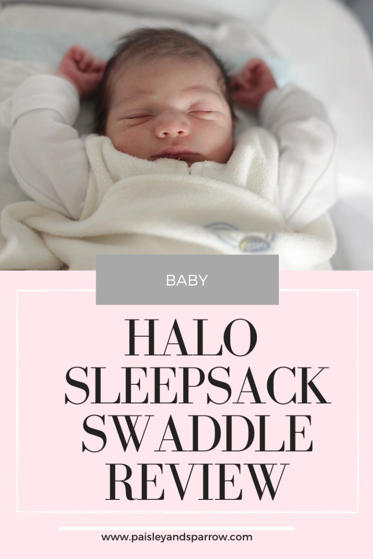 HALO SleepSack Swaddle Review Paisley & Sparrow