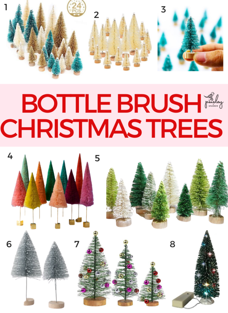8 Places to Buy Bottle Brush Christmas Trees