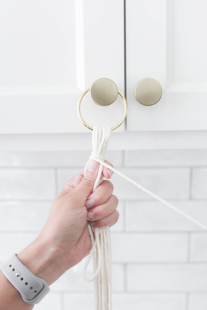 How to Make The Easiest DIY Macrame Plant Hanger Ever (+ Video Tutorial)