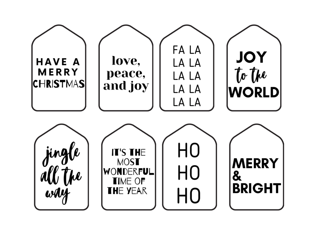 64 Free Printable Christmas Gift Tags + Simple Wrapping Ideas - Paisley &  Sparrow