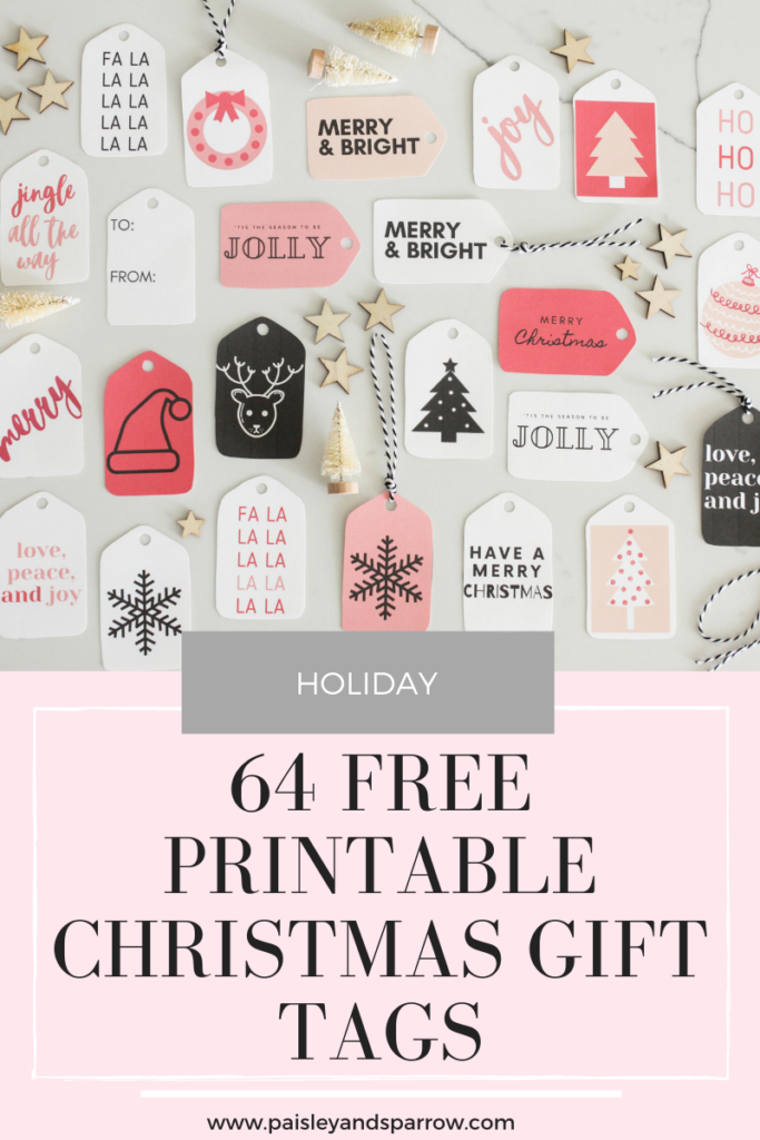 printable christmas gift tags