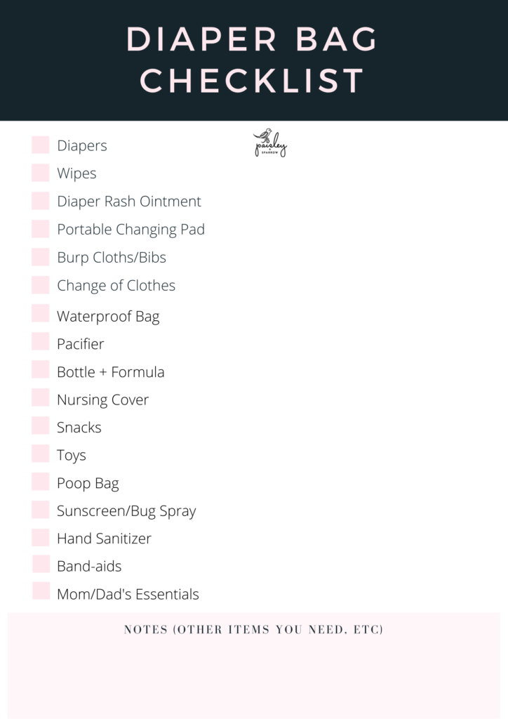  Lista de verificación de la bolsa de pañales: los 17 elementos esenciales de la bolsa de pañales que no desea olvidar