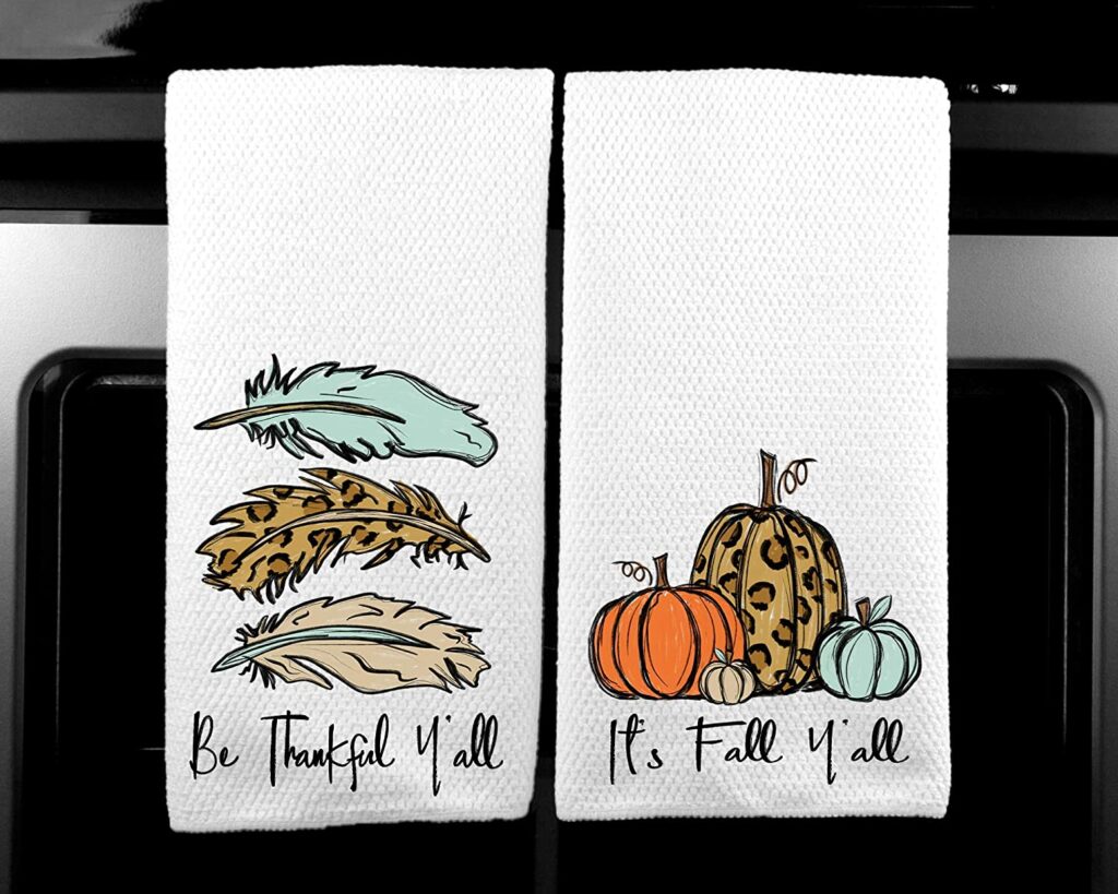 fall towels
