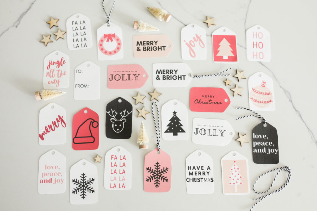 64 Free Printable Christmas Gift Tags + Simple Wrapping Ideas - Paisley &  Sparrow