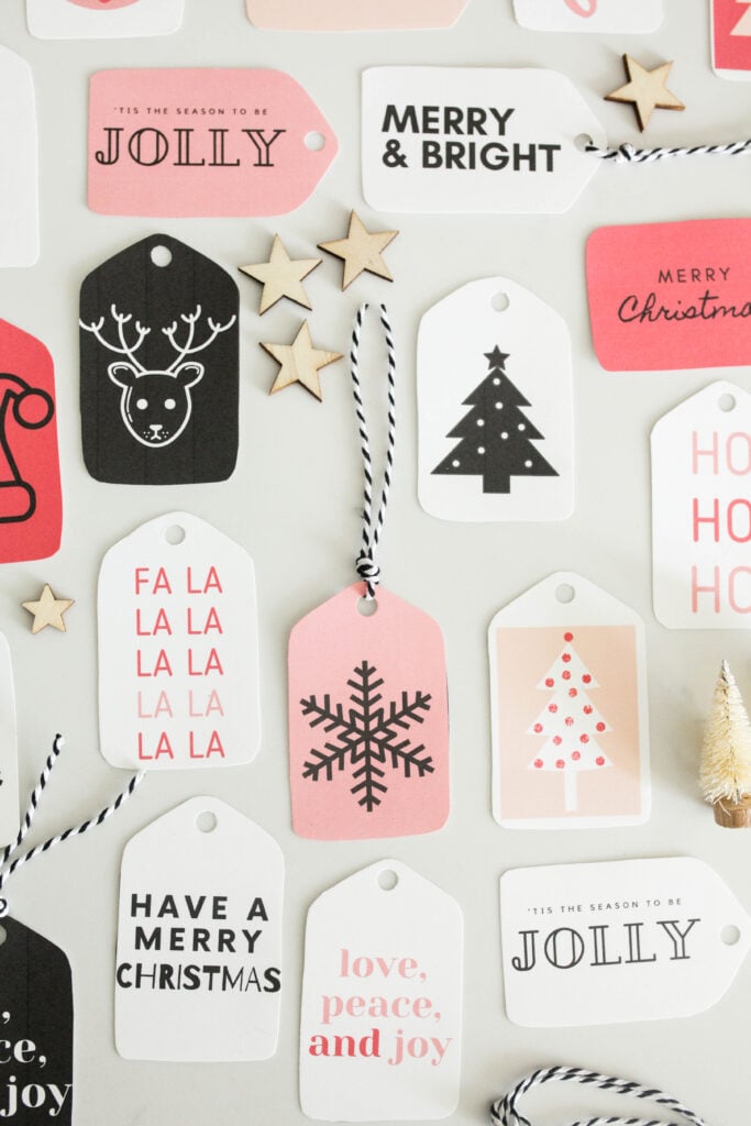 Free Printable Christmas Gift Tags - Farmer's Wife Rambles