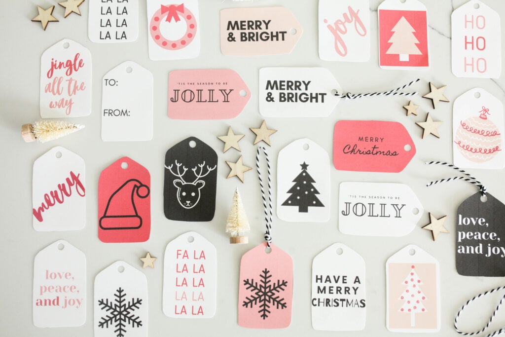 fancy gift tag template