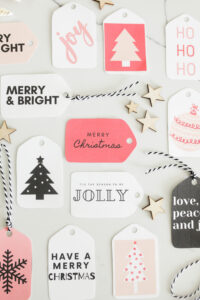 64 Free Printable Christmas Gift Tags + Simple Wrapping Ideas - Paisley ...