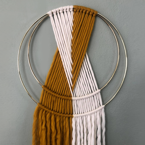 Double Hoop Woven Craft