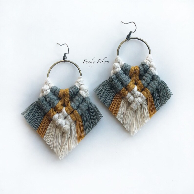 Macrame earrings