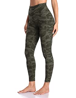 Colorfulkoala Women's High Waisted Yoga pants in camo