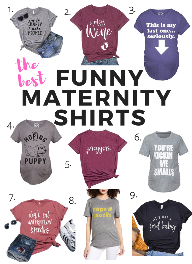 9 funny maternity shirts