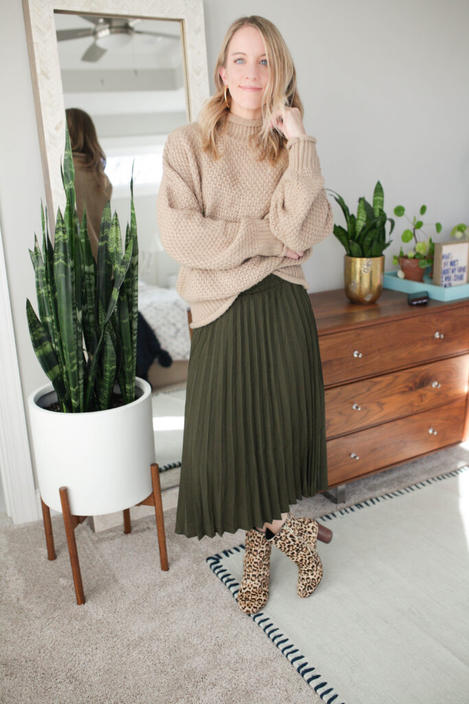 One Sweater Nine Ways - Oversized Sweater Outfits - Paisley & Sparrow