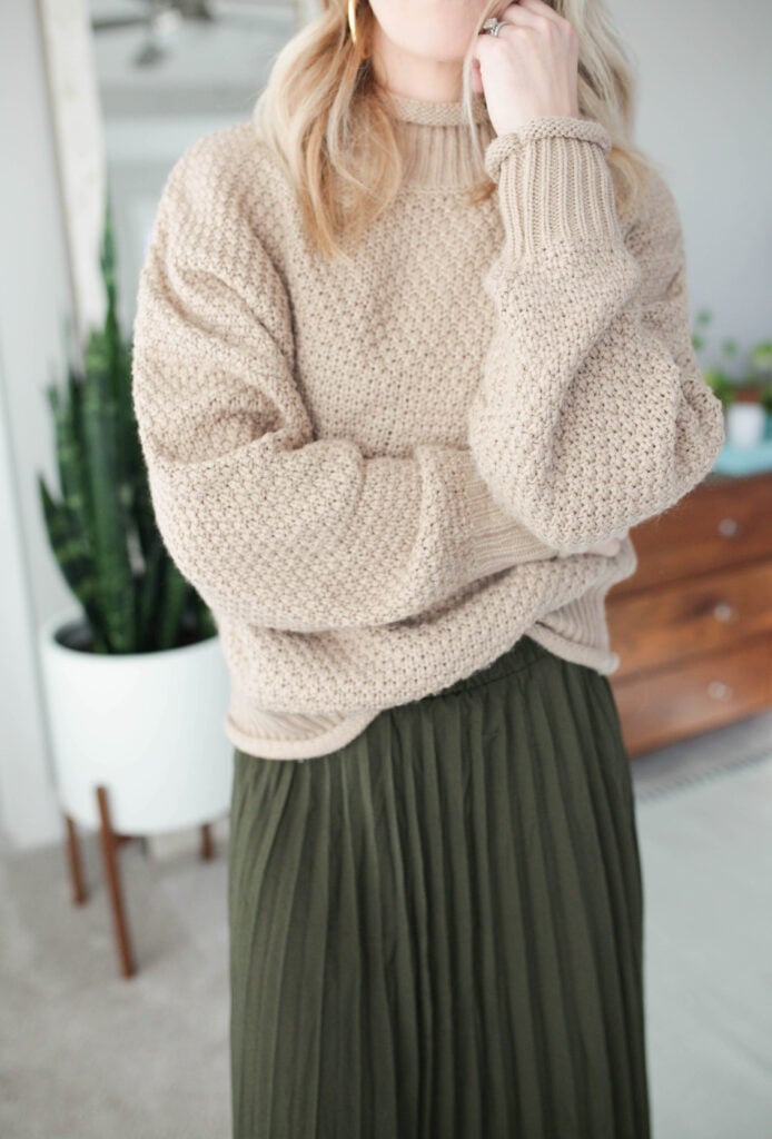 Oversized Sweaters With Skirts