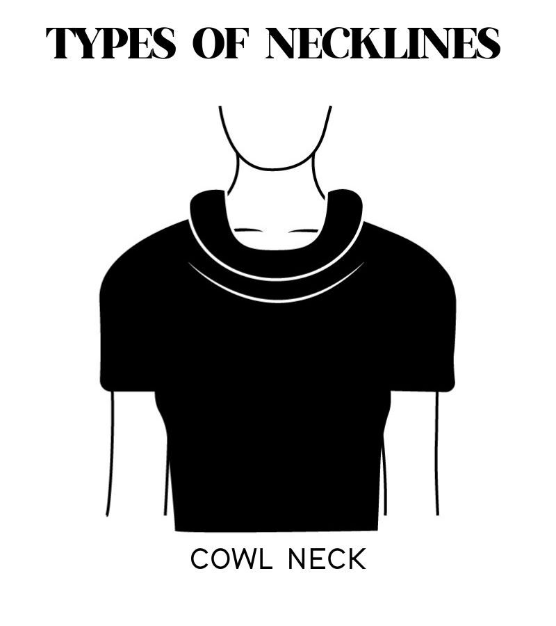 Cowl neckline
