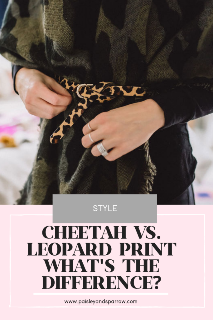 Cheetah vs. Leopard Print  What's the Difference? - Paisley & Sparrow