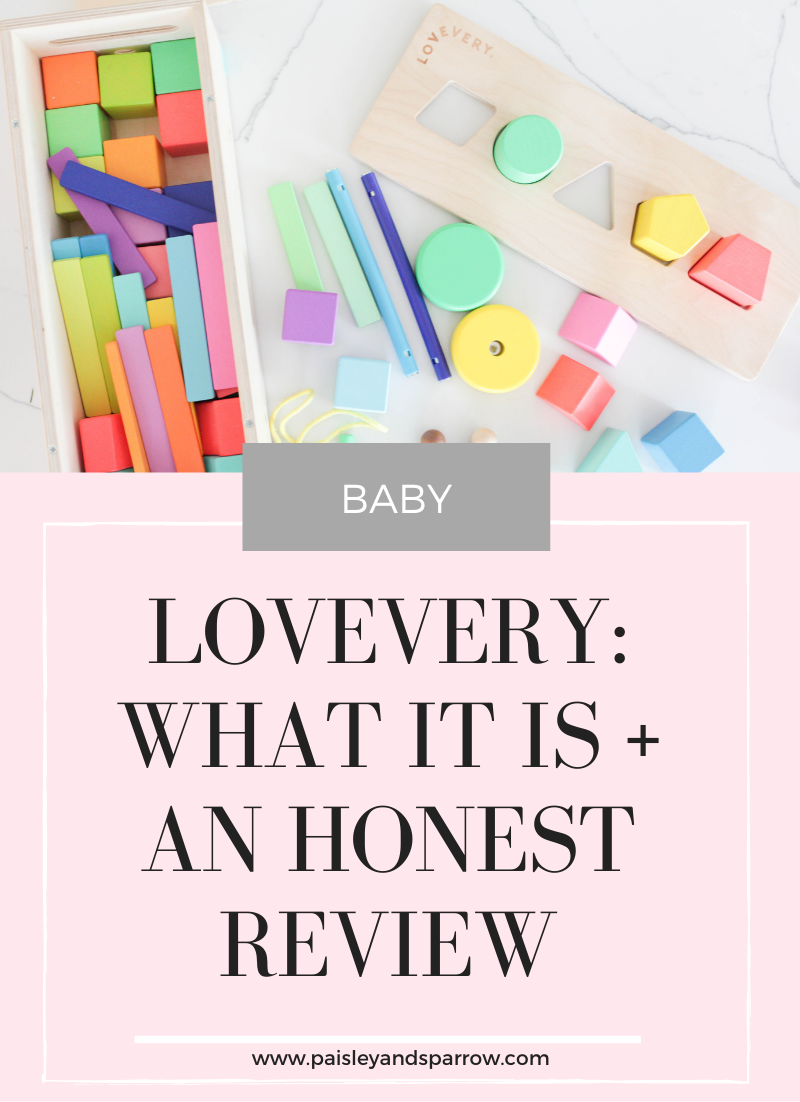 Lovevery - what it is and an honest review