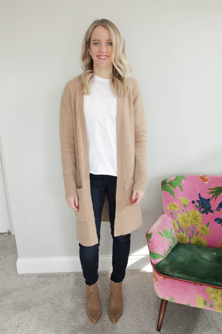 Simple to Styled - Cardigan Outfit Style Tips - Paisley & Sparrow