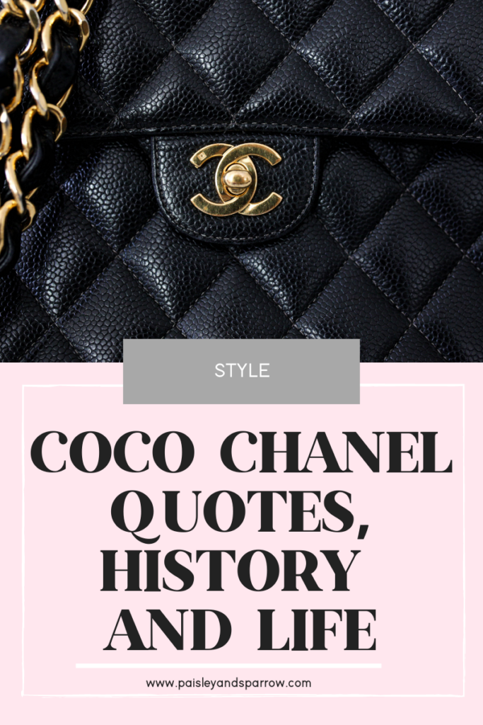 34 Best Coco Chanel Quotes, History & Life