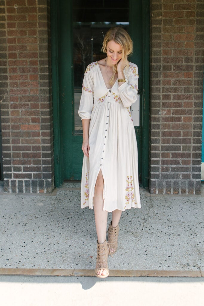 Free people midi dress