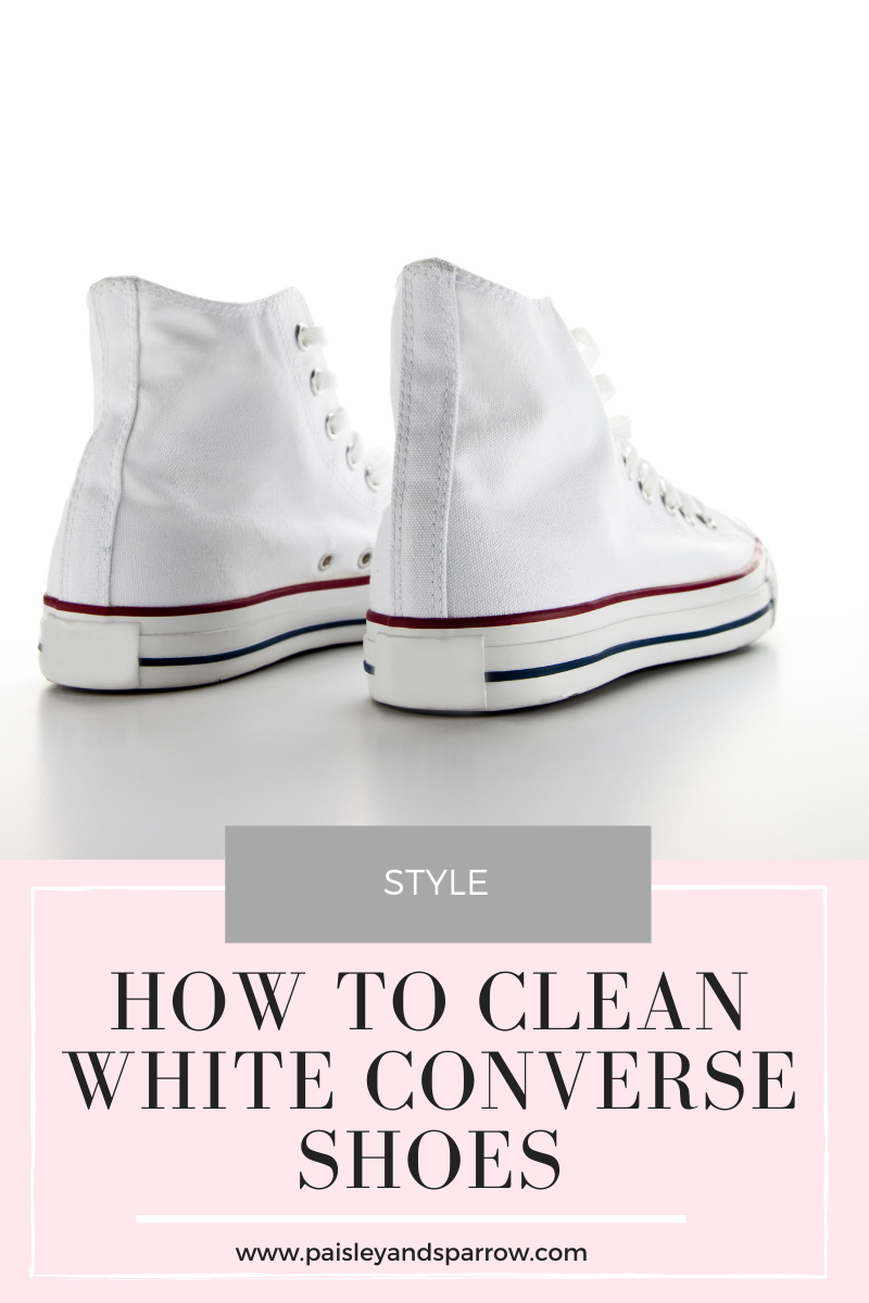 how to clean white chuck taylor converse