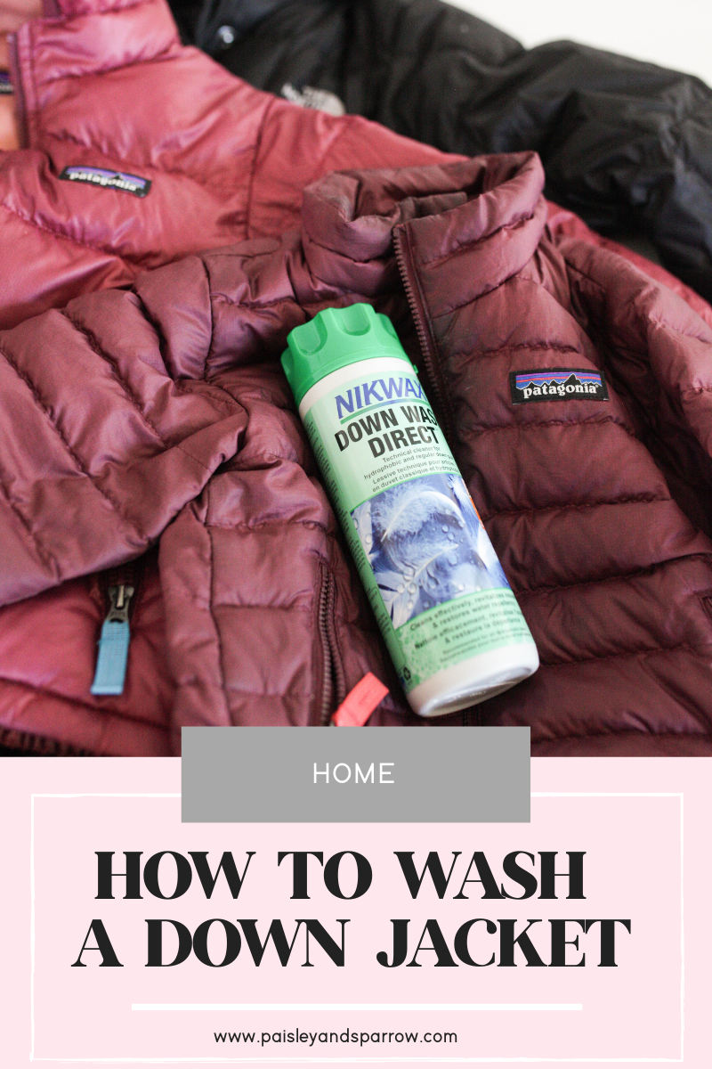 how to clean down puffer jacket