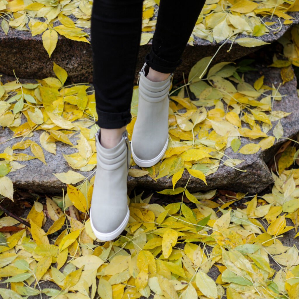 booties with jeans