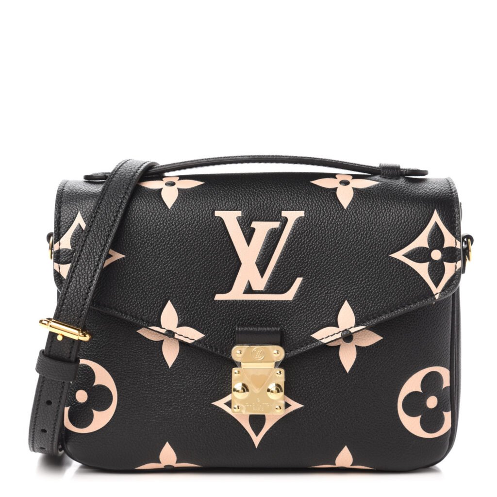 LOUIS VUITTON Mini Pochette Bicolor Monogram Empreinte Accessories Pou