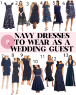 Navy Blue Dresses for Wedding Guests (2022) - Paisley & Sparrow
