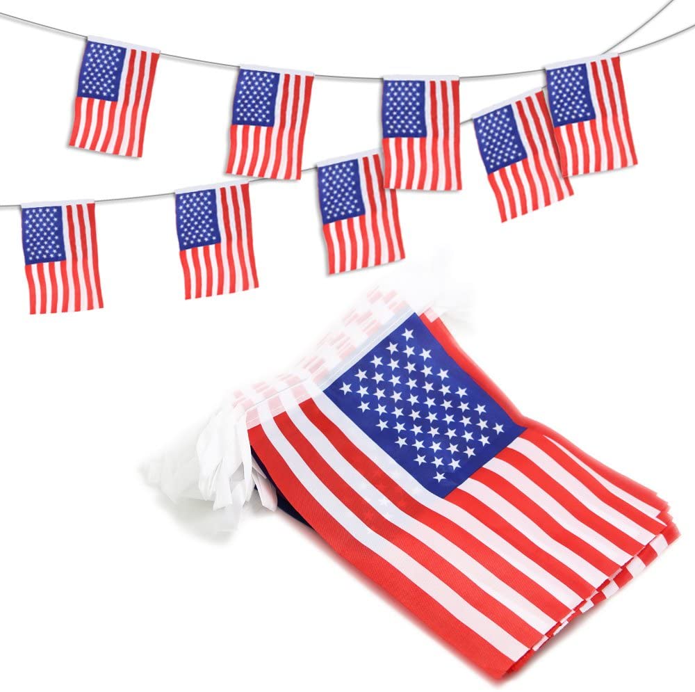 American flag banners