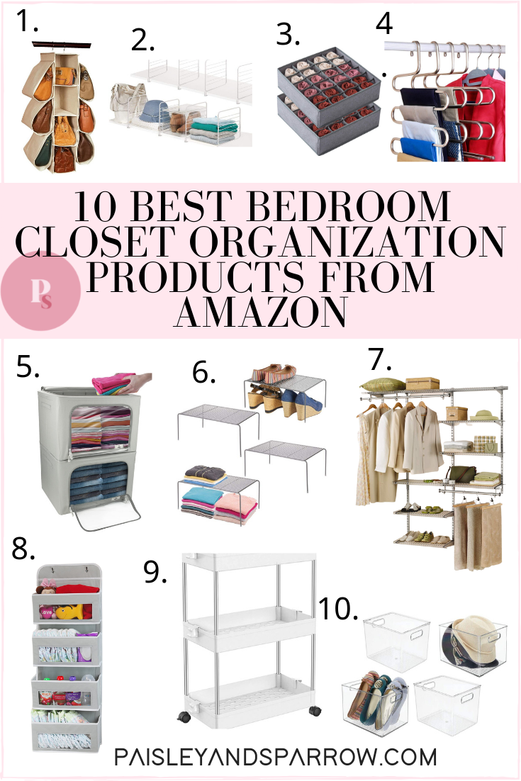 10 Amazing Bedroom Closet Organization Ideas - Paisley & Sparrow