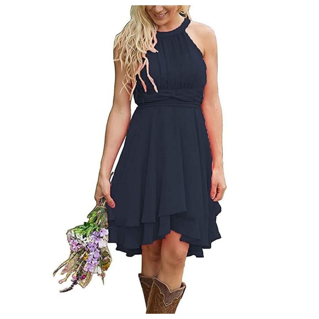Navy Blue Dresses for Wedding Guests ...