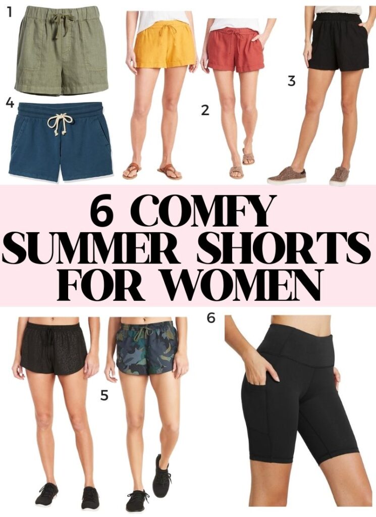 6 comfy shorts for summer