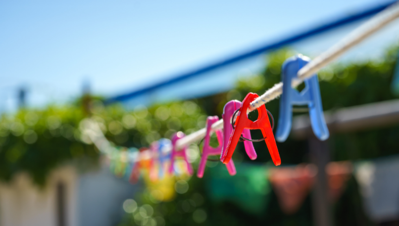 hang silk out to dry