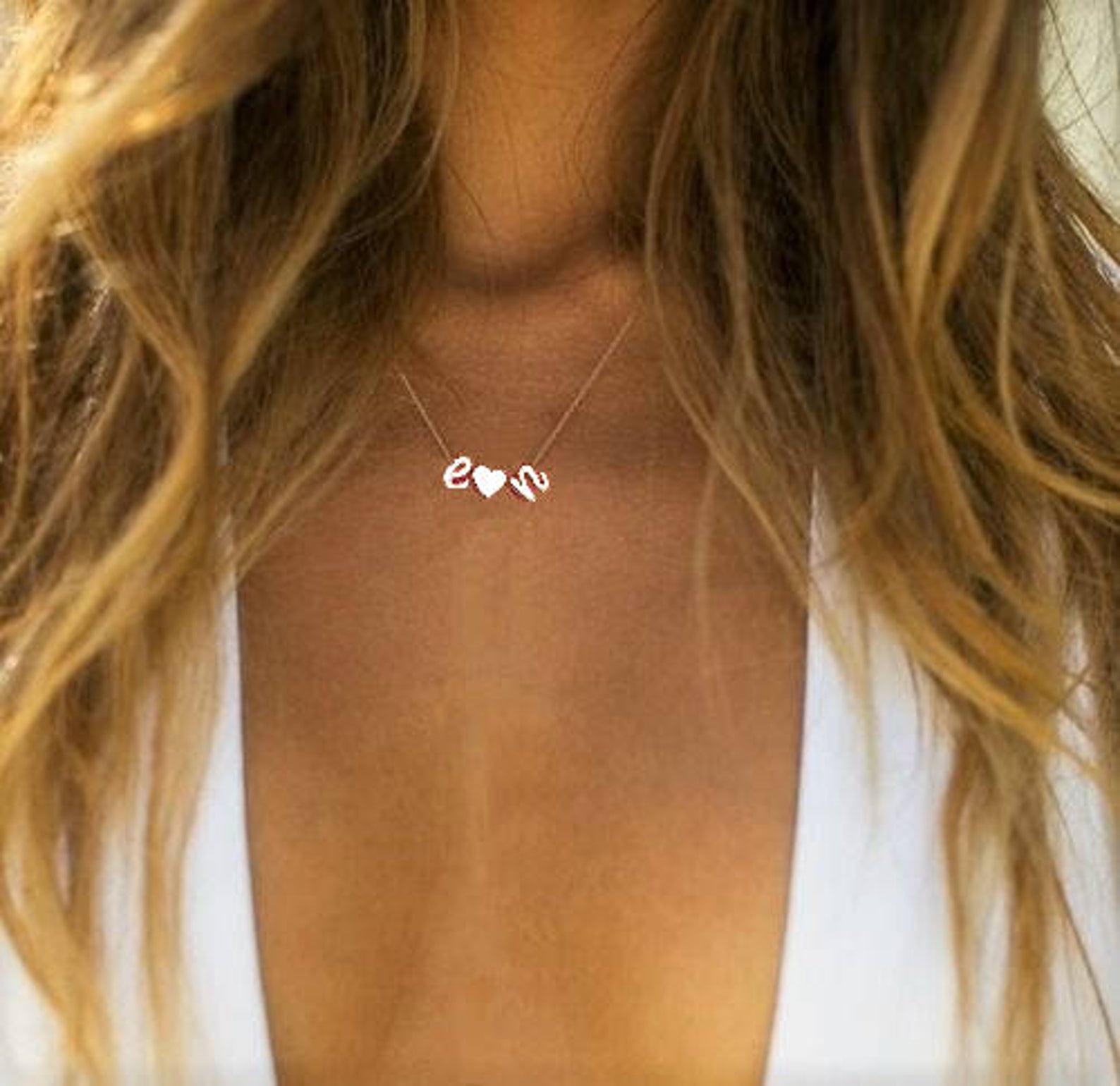 Engagement Gift Engagement Necklace Personalized Engagement