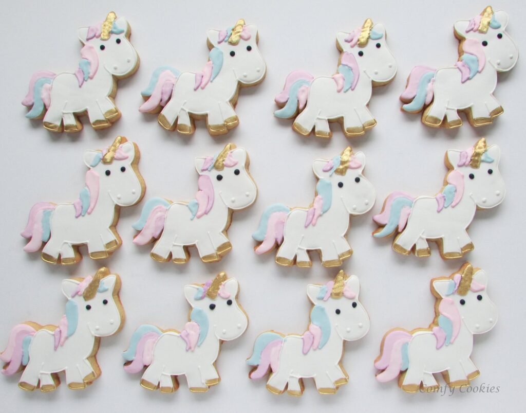 Unicorn cookies