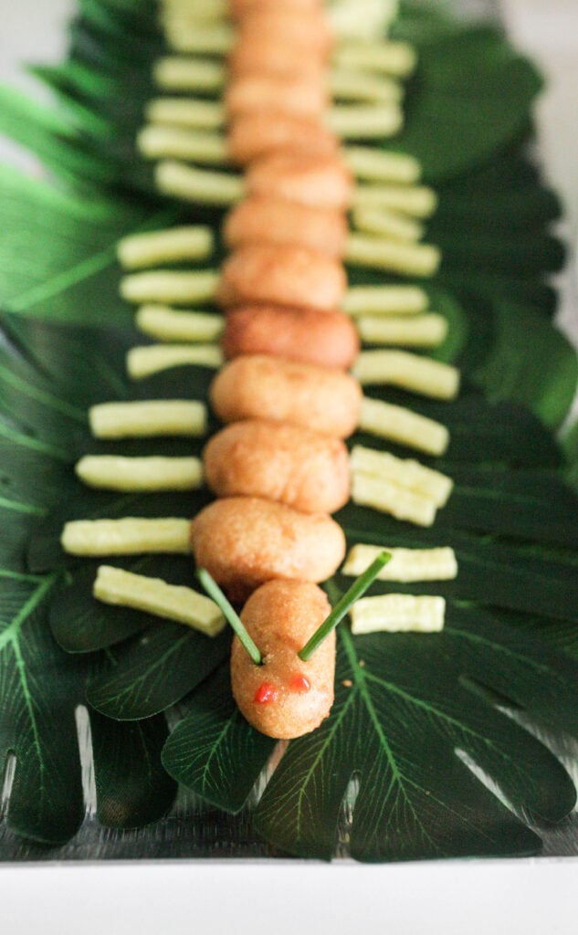 centipede out of corn dogs