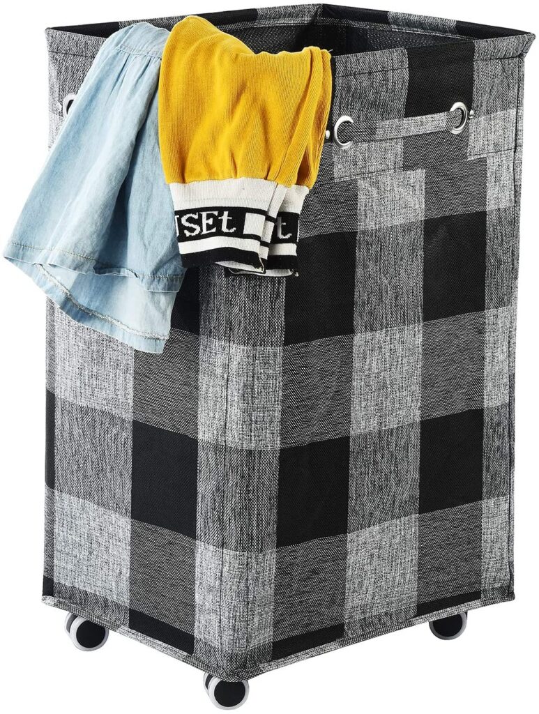 Haundry 86L X-Large Collapsible Laundry Hamper with Wheels