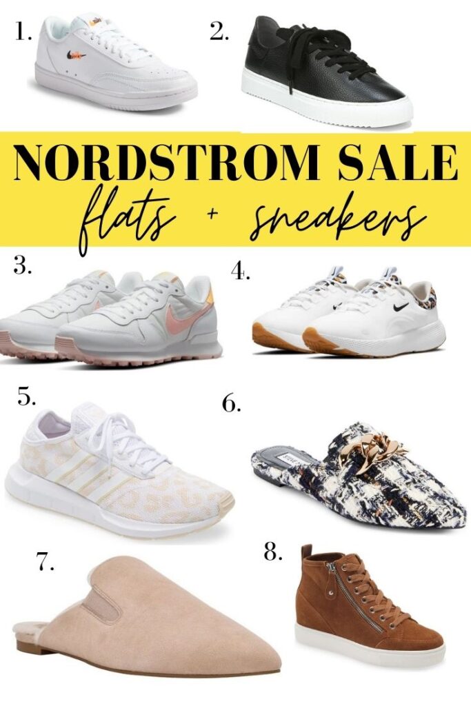 8 flats and sneakers from the Nordstrom Sale
