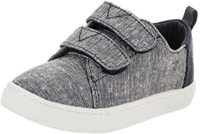 Toms shoes, top velcro, gray