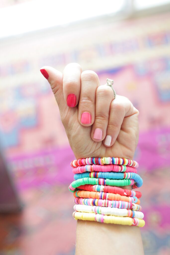 ombre pink manicure